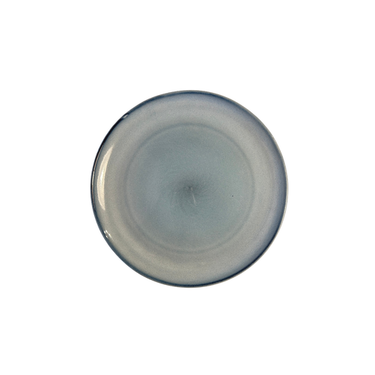 Plato de cerámica Azul Cielo Brillo