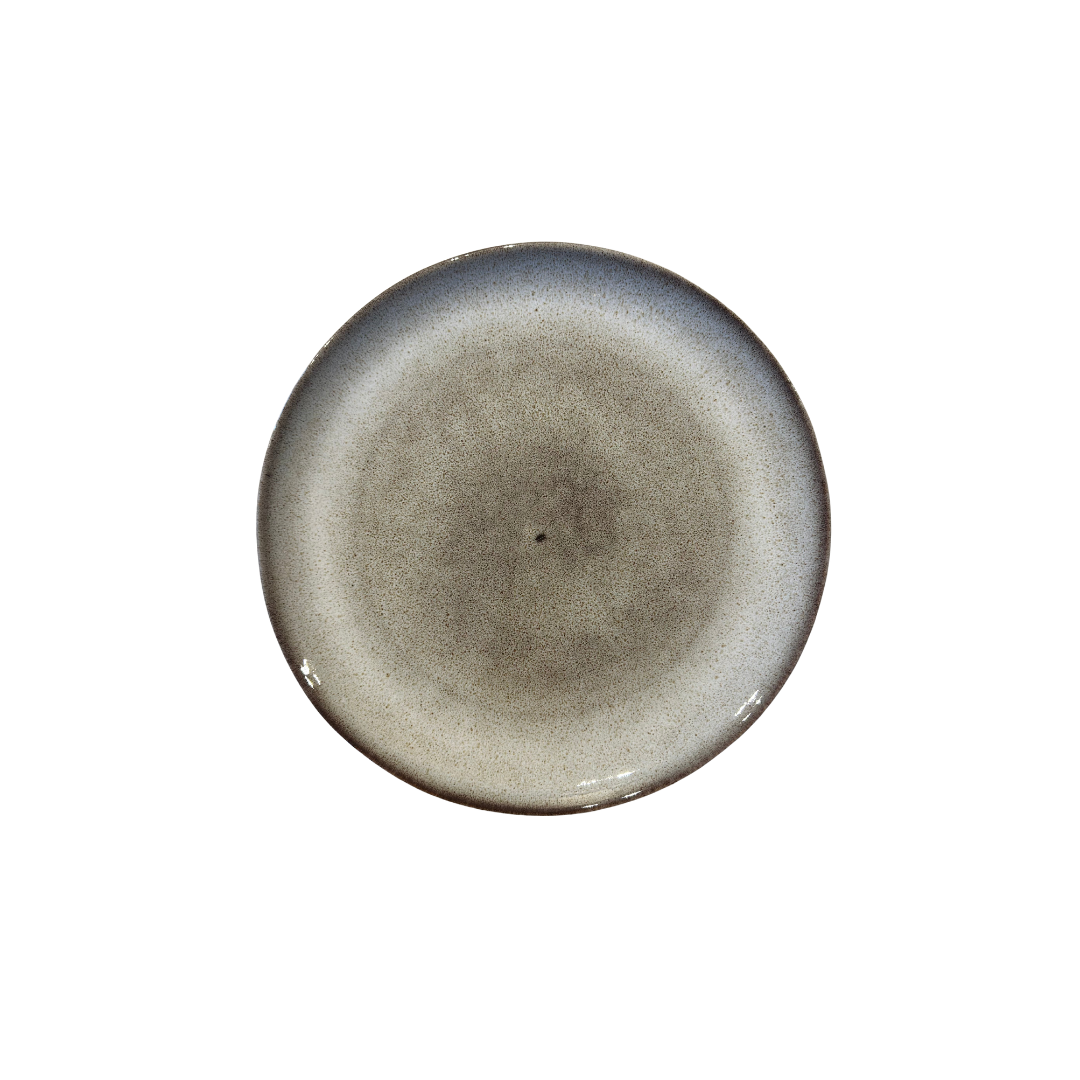Plato de cerámica Latte brillo