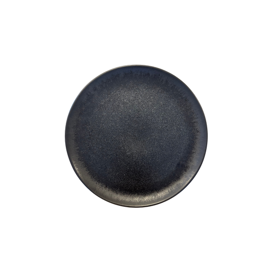 Plato de cerámica Negro Antracita