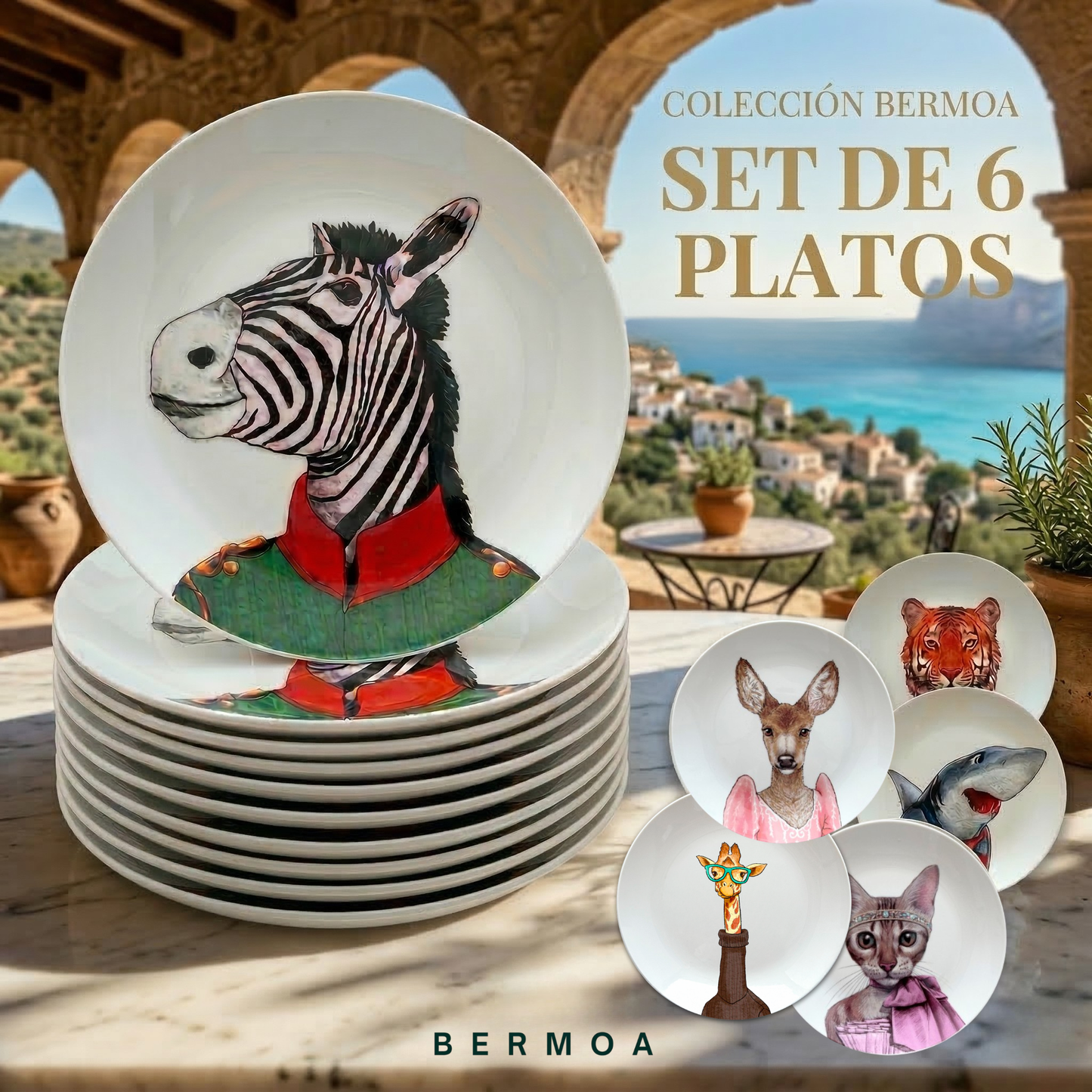 6 platos - Pack Familia