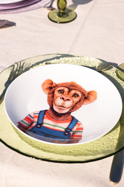 Plato llano de cristal