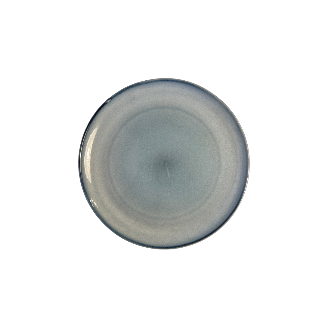 Plato de cerámica Azul Cielo Brillo