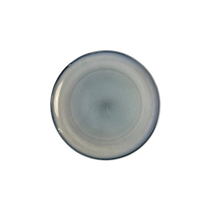Plato de cerámica Azul Cielo Brillo